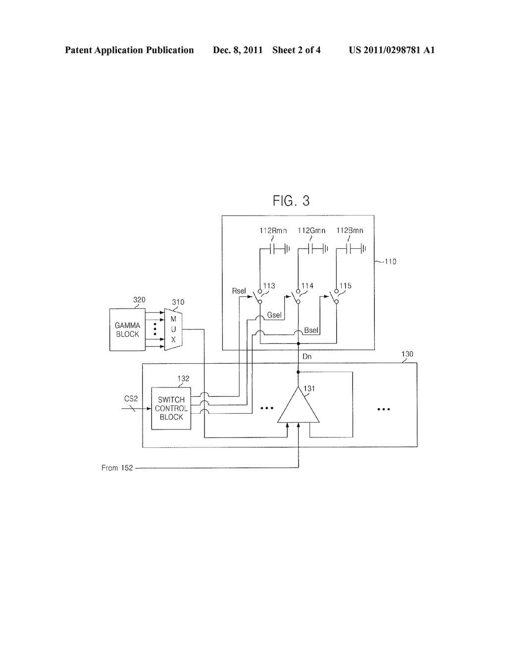 CIRCUIT FOR CONTROLLING DATA DRIVER AND DISPLAY DEVICE INCLUDING THE SAME - diagram, schematic, and image 03