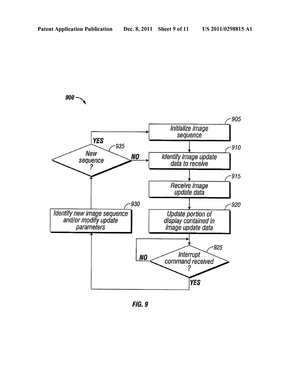 METHOD AND SYSTEM FOR UPDATING OF DISPLAYS SHOWING DETERMINISTIC CONTENT - diagram, schematic, and image 10