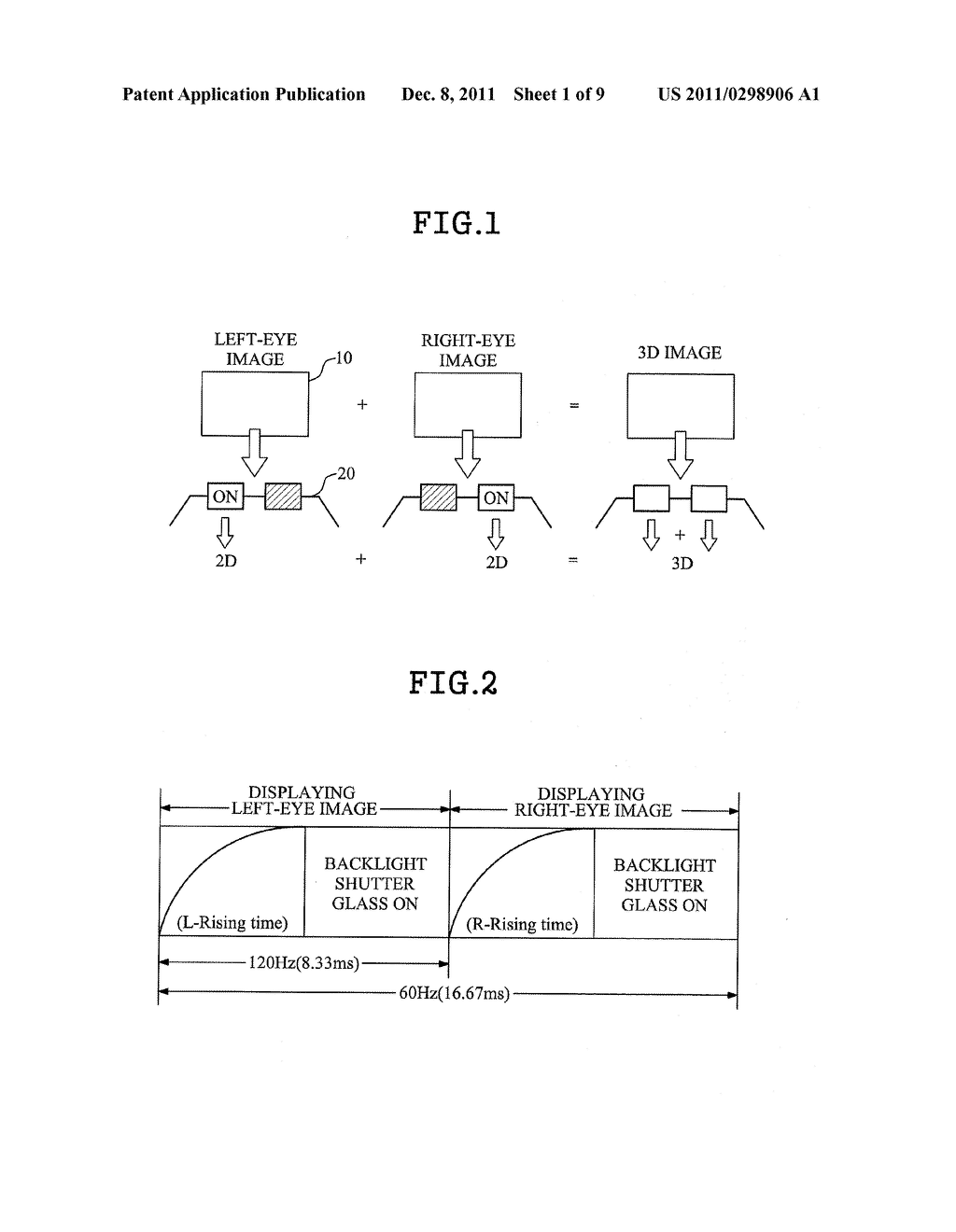 THREE DIMENSIONAL LIQUID CRYSTAL DISPLAY DEVICE AND METHOD FOR DRIVING THE     SAME - diagram, schematic, and image 02