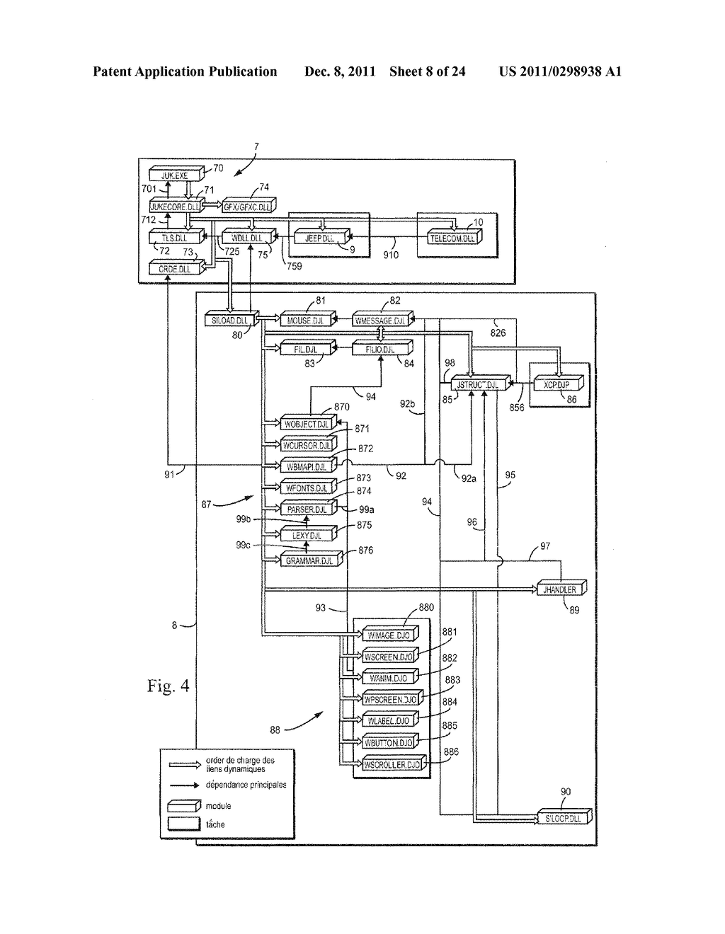 REMOTE MANAGEMENT SYSTEM FOR AT LEAST ONE AUDIOVISUAL INFORMATION     REPRODUCTION DEVICE - diagram, schematic, and image 09