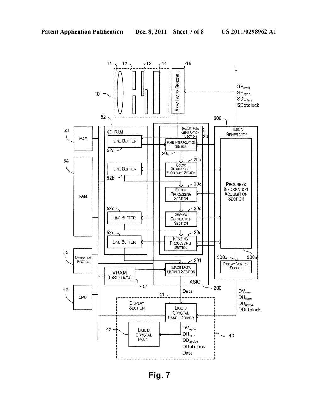 IMAGE-DISPLAYING DEVICE AND DISPLAY CONTROL CIRCUIT - diagram, schematic, and image 08