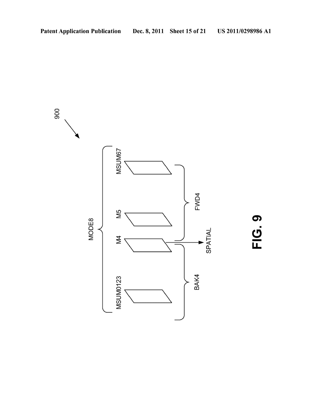 STAGGERED MOTION COMPENSATION FOR PREPROCESSING VIDEO WITH OVERLAPPED 3D     TRANSFORMS - diagram, schematic, and image 16