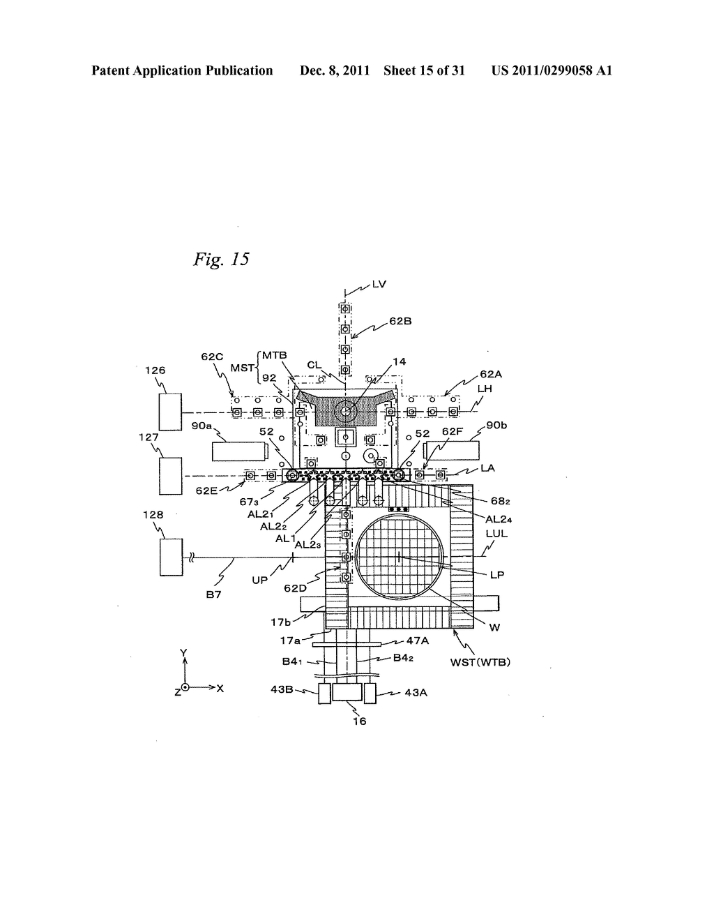 Movable body drive method and movable body drive system, pattern formation     method and apparatus, exposure method and apparatus, and device     manufacturing method - diagram, schematic, and image 16