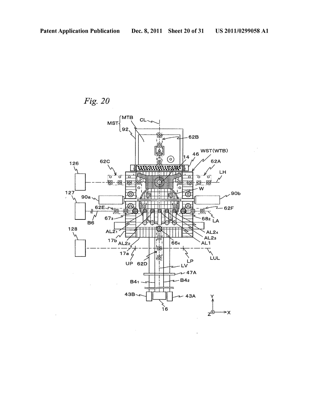 Movable body drive method and movable body drive system, pattern formation     method and apparatus, exposure method and apparatus, and device     manufacturing method - diagram, schematic, and image 21