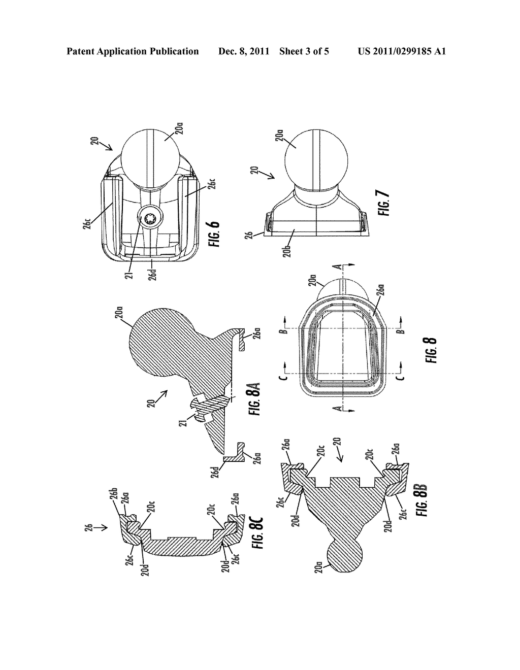 MIRROR MOUNTING ASSEMBLY WITH ADAPTER - diagram, schematic, and image 04