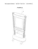 PORTABLE DIGITAL GRAPHICAL DISPLAY SYSTEM WHICH CAN BE DISMANTLED diagram and image