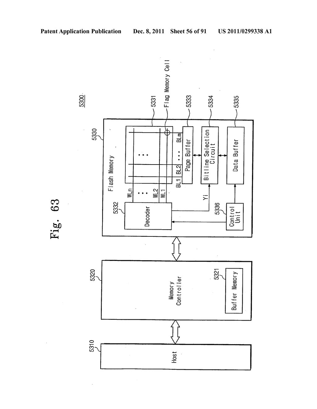 Memory system and method of accessing a semiconductor memory device - diagram, schematic, and image 57