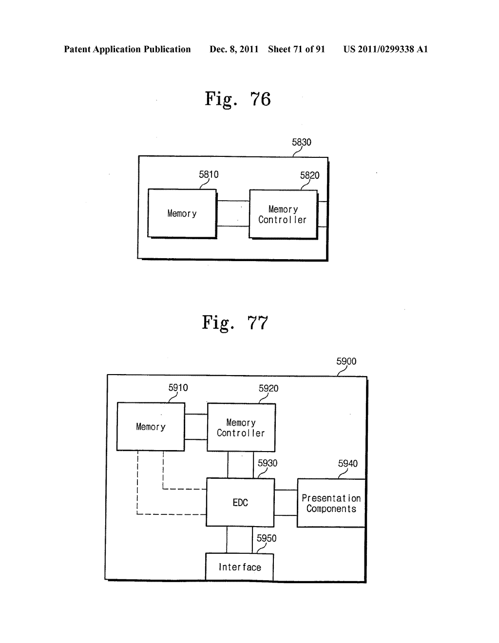 Memory system and method of accessing a semiconductor memory device - diagram, schematic, and image 72