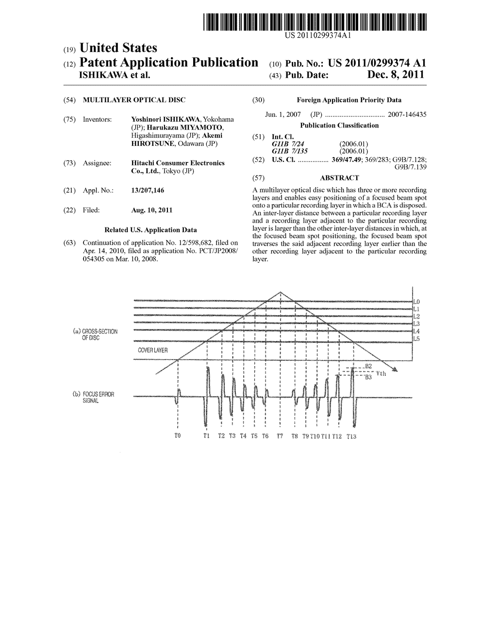 MULTILAYER OPTICAL DISC - diagram, schematic, and image 01