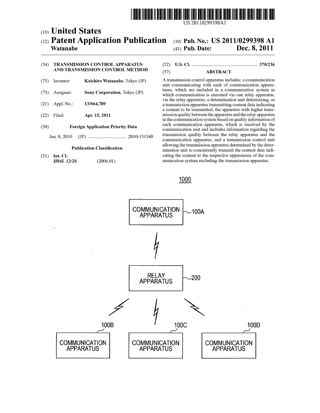 Transmission control apparatus and transmission control method - diagram, schematic, and image 01