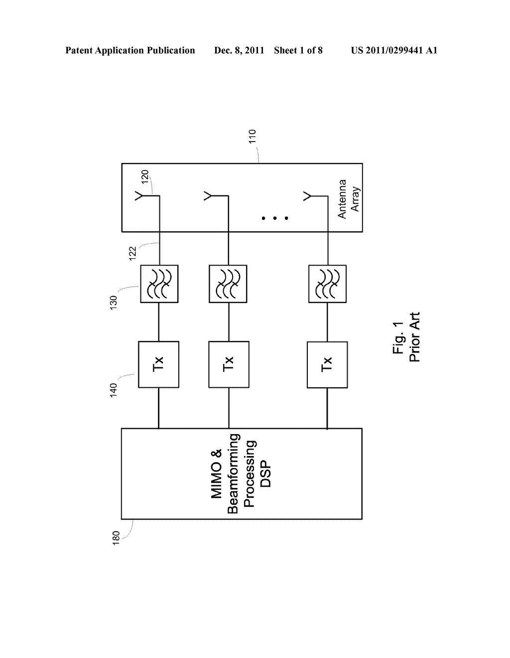 Method and Apparatus for Real Time Multiplexing with Transmitter and     Antenna Array Elements - diagram, schematic, and image 02