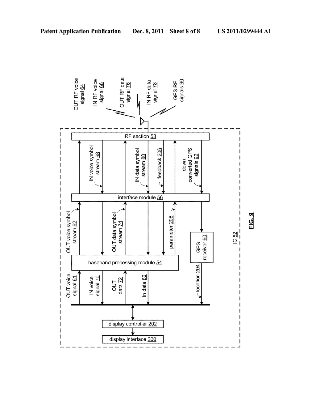 VOICE DATA RF GPS INTEGRATED CIRCUIT - diagram, schematic, and image 09