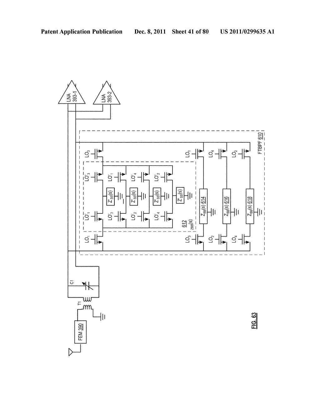 SAW-LESS RECEIVER INCLUDING AN IF FREQUENCY TRANSLATED BPF - diagram, schematic, and image 42