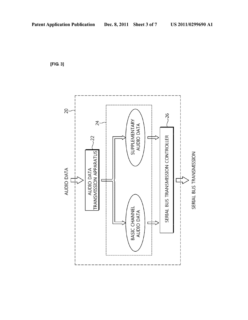 METHOD AND APPARATUS FOR TRANSMITTING AUDIO DATA - diagram, schematic, and image 04