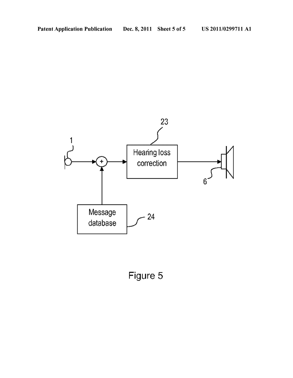 SOUND MESSAGE RECORDING SYSTEM FOR A HEARING AID - diagram, schematic, and image 06