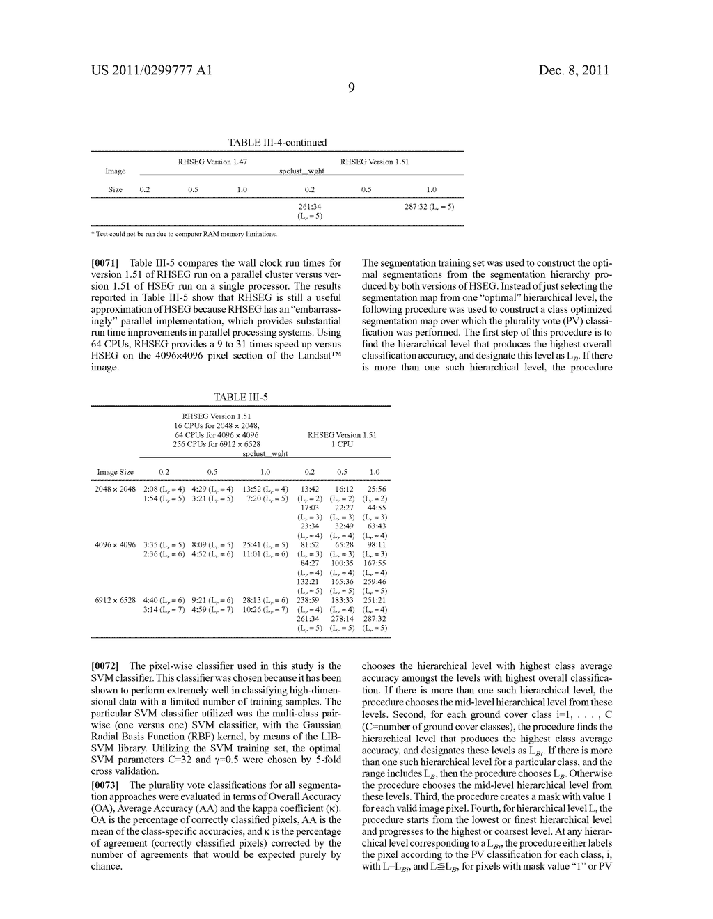 SYSTEM AND METHOD FOR IMPROVED COMPUTATIONAL PROCESSING EFFICIENCY IN THE     HSEG ALGORITHM - diagram, schematic, and image 17