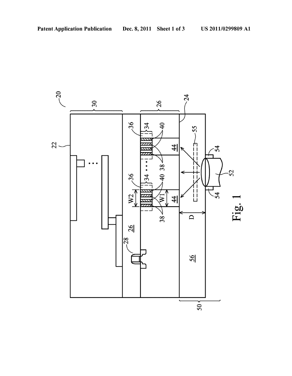 Optical Clock Signal Distribution Using Through-Silicon Vias - diagram, schematic, and image 02