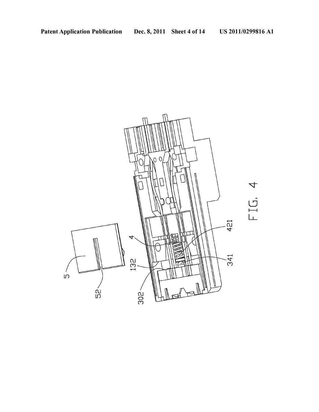 CONNECTOR HAVING FLOATABLE OPTICAL MODULE - diagram, schematic, and image 05