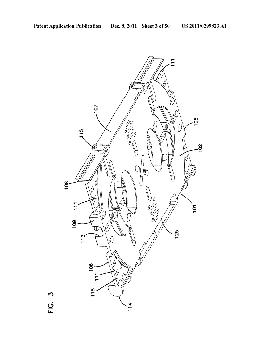 FIBER OPTIC SPLICE TRAY - diagram, schematic, and image 04