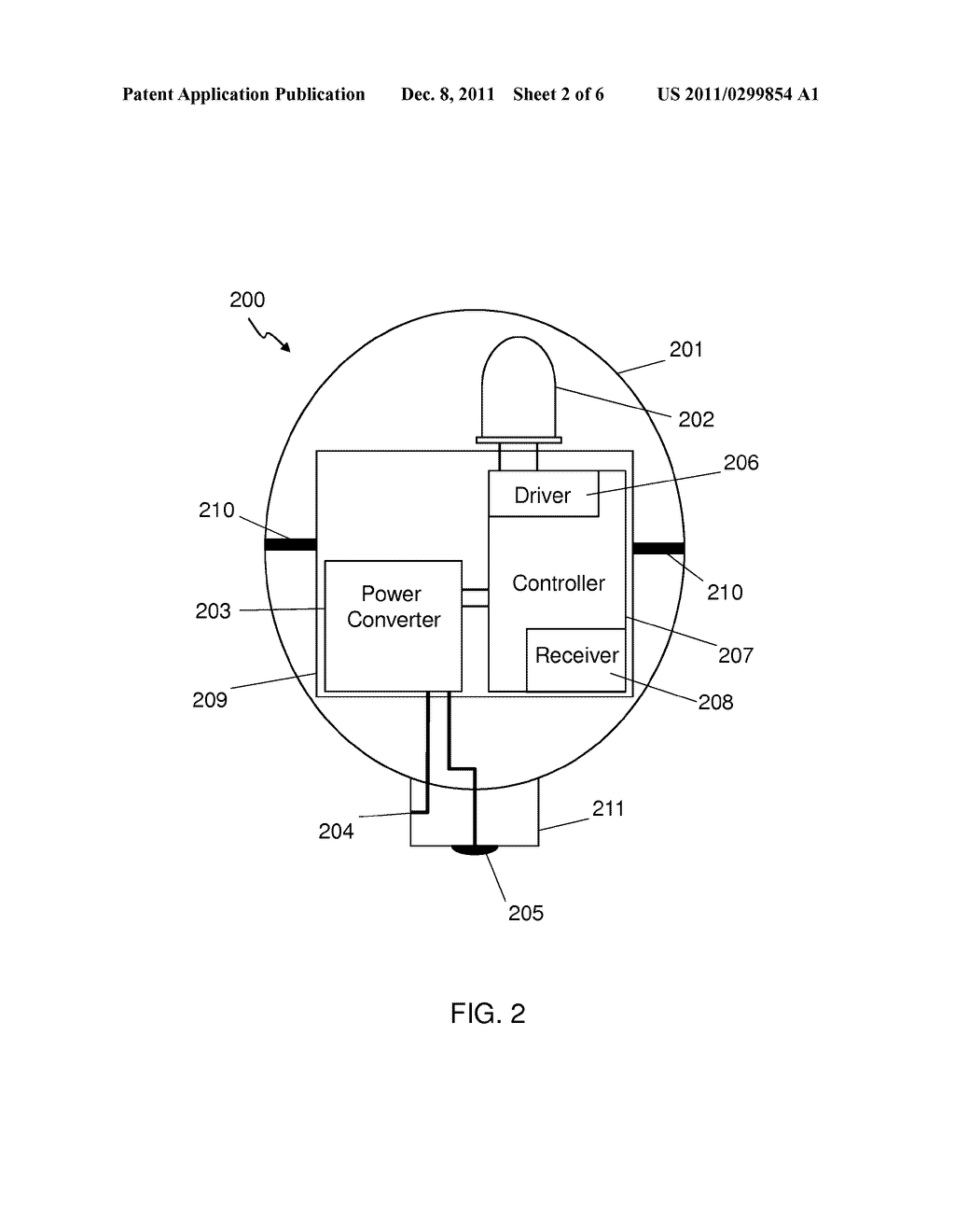 Light Bulb with IR Transmitter - diagram, schematic, and image 03