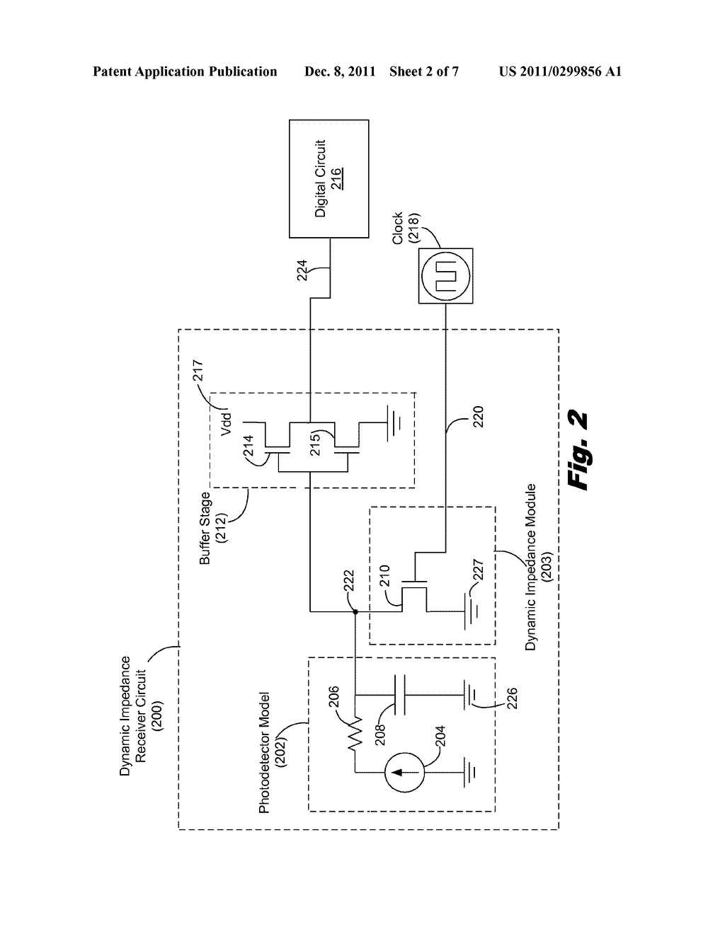 DYNAMIC IMPEDANCE PHOTODETECTOR RECEIVER CIRCUIT - diagram, schematic, and image 03