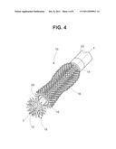 Partially Extendable Hair Brush diagram and image