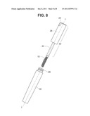 Partially Extendable Hair Brush diagram and image