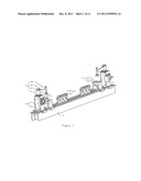 POSITIONING AND PRESSING DEVICE, PRESSING DEVICE AND TOOL FOR AUXILIARY     MACHINING OF MOTOR TRAIN UNDERFRAME diagram and image