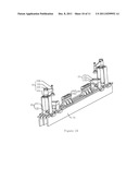 POSITIONING AND PRESSING DEVICE, PRESSING DEVICE AND TOOL FOR AUXILIARY     MACHINING OF MOTOR TRAIN UNDERFRAME diagram and image