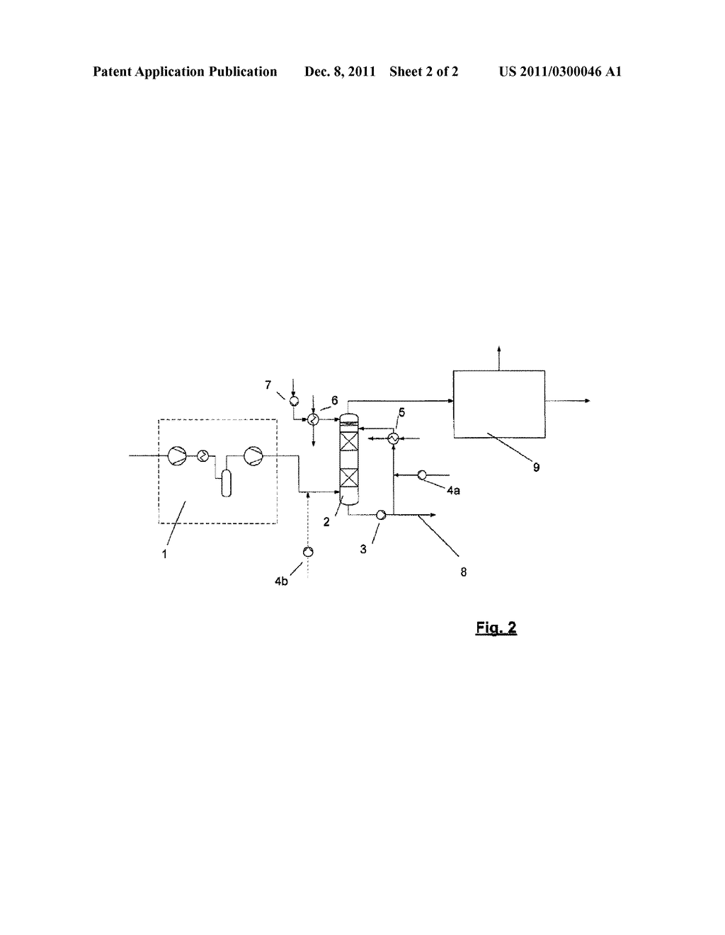 METHOD FOR REMOVING IMPURITIES FROM GAS FLOWS COMPRISING OXYGEN - diagram, schematic, and image 03