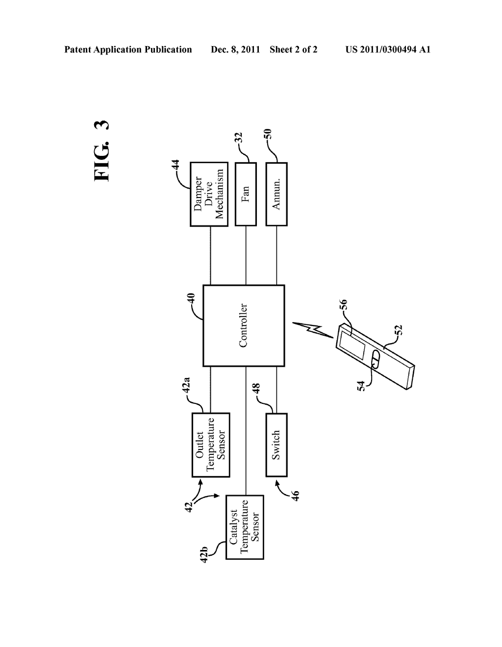 CONTROL SYSTEM AND METHOD FOR A SOLID FUEL COMBUSTION APPLIANCE - diagram, schematic, and image 03