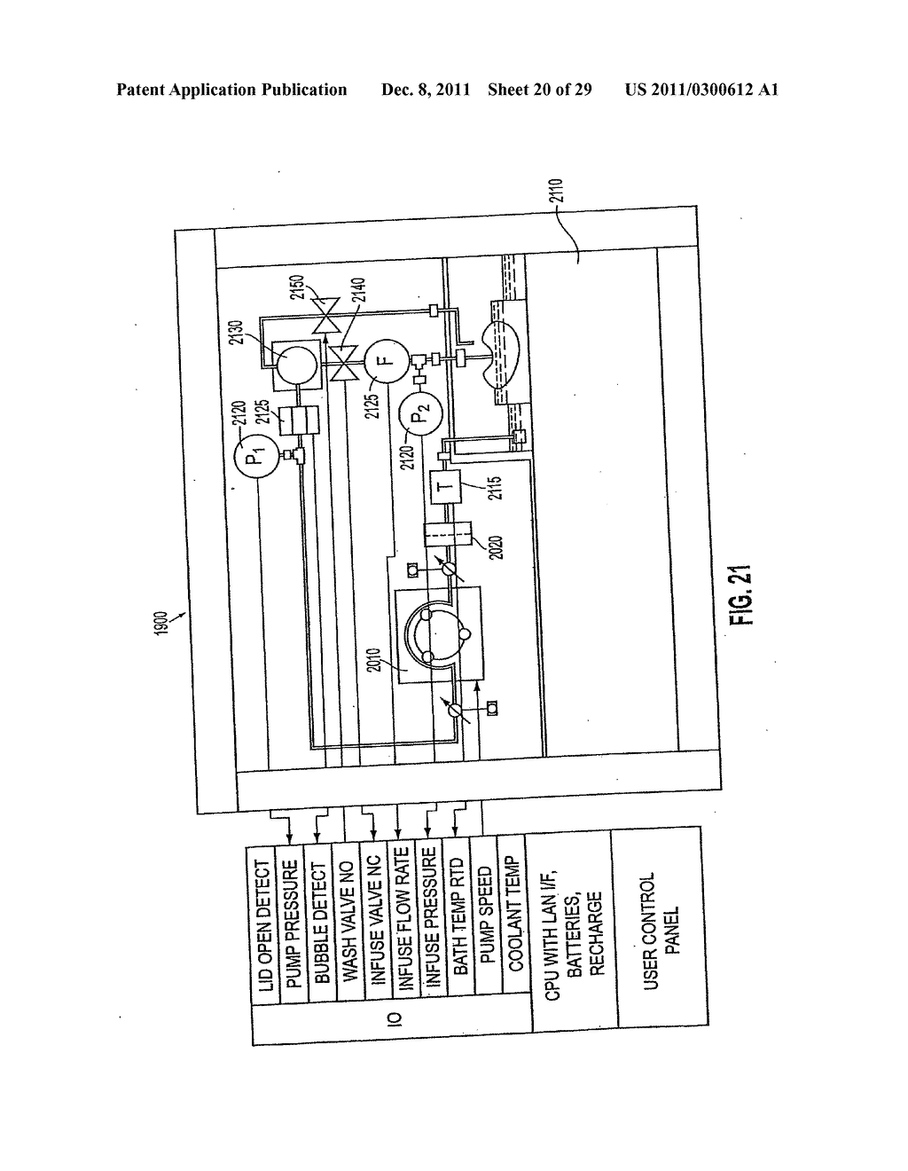 Apparatus and method for maintaining and/or restoring viability of organs - diagram, schematic, and image 21