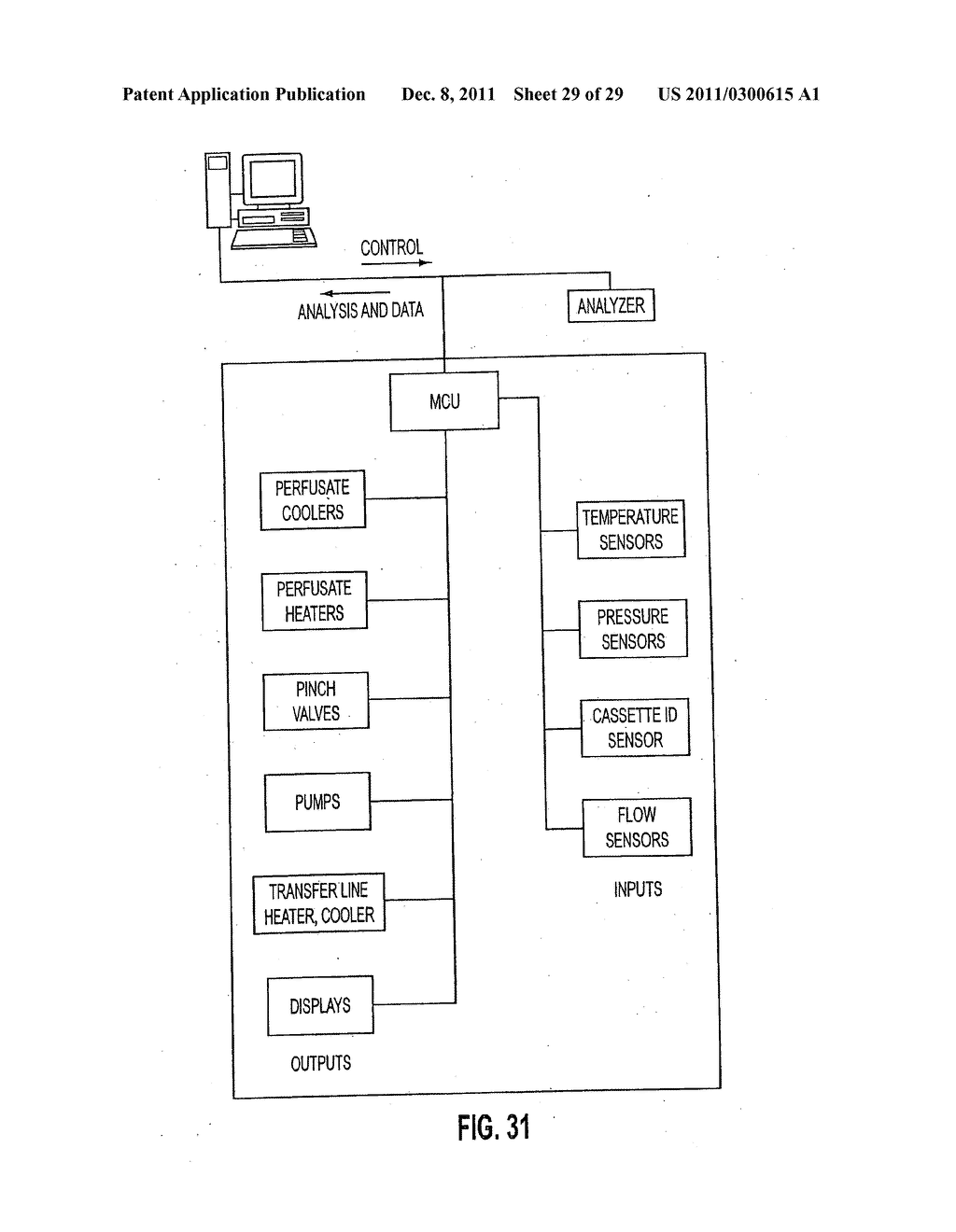 Apparatus and method for maintaining and/or restoring viability of organs - diagram, schematic, and image 30