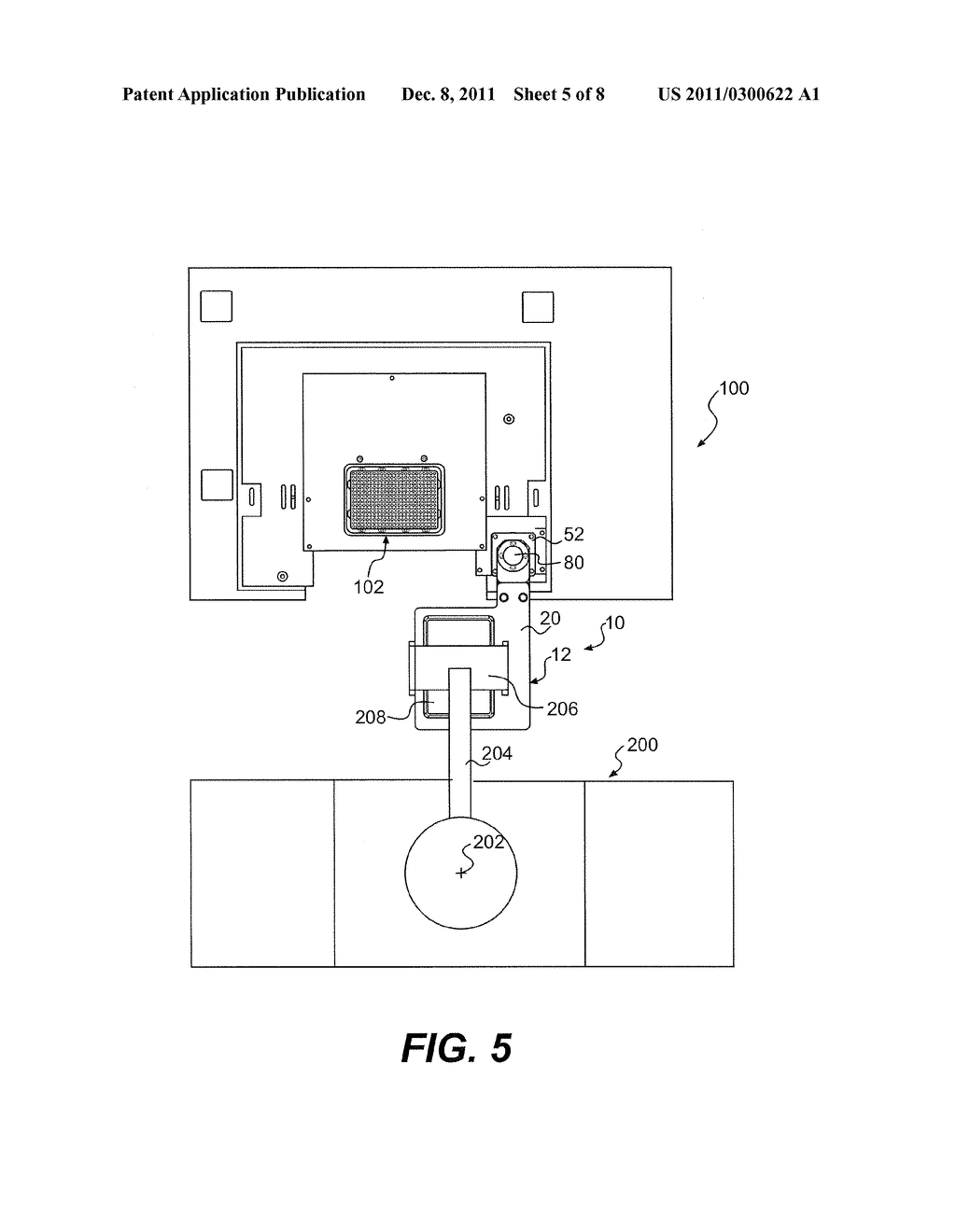 Apparatus and Method for Transporting Sample Well Trays - diagram, schematic, and image 06