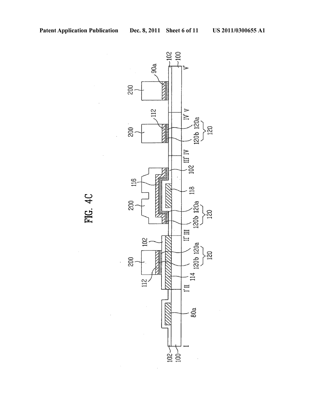 LIQUID CRYSTAL DISPLAY DEVICE HAVING A COMPOSITE DATA LINE WITH A LINE     OPENING EXPOSING THE TOP SURFACE AND SIDEWALLS - diagram, schematic, and image 07