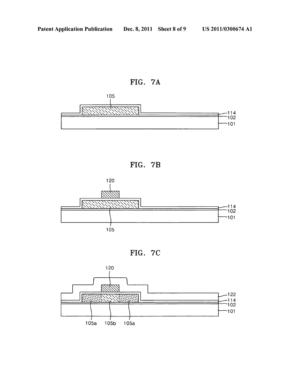 Method of crystallizing silicon layer and method of forming a thin film     transistor using the same - diagram, schematic, and image 09