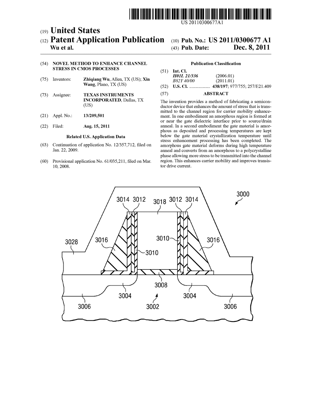 Novel Method to Enhance Channel Stress in CMOS Processes - diagram, schematic, and image 01