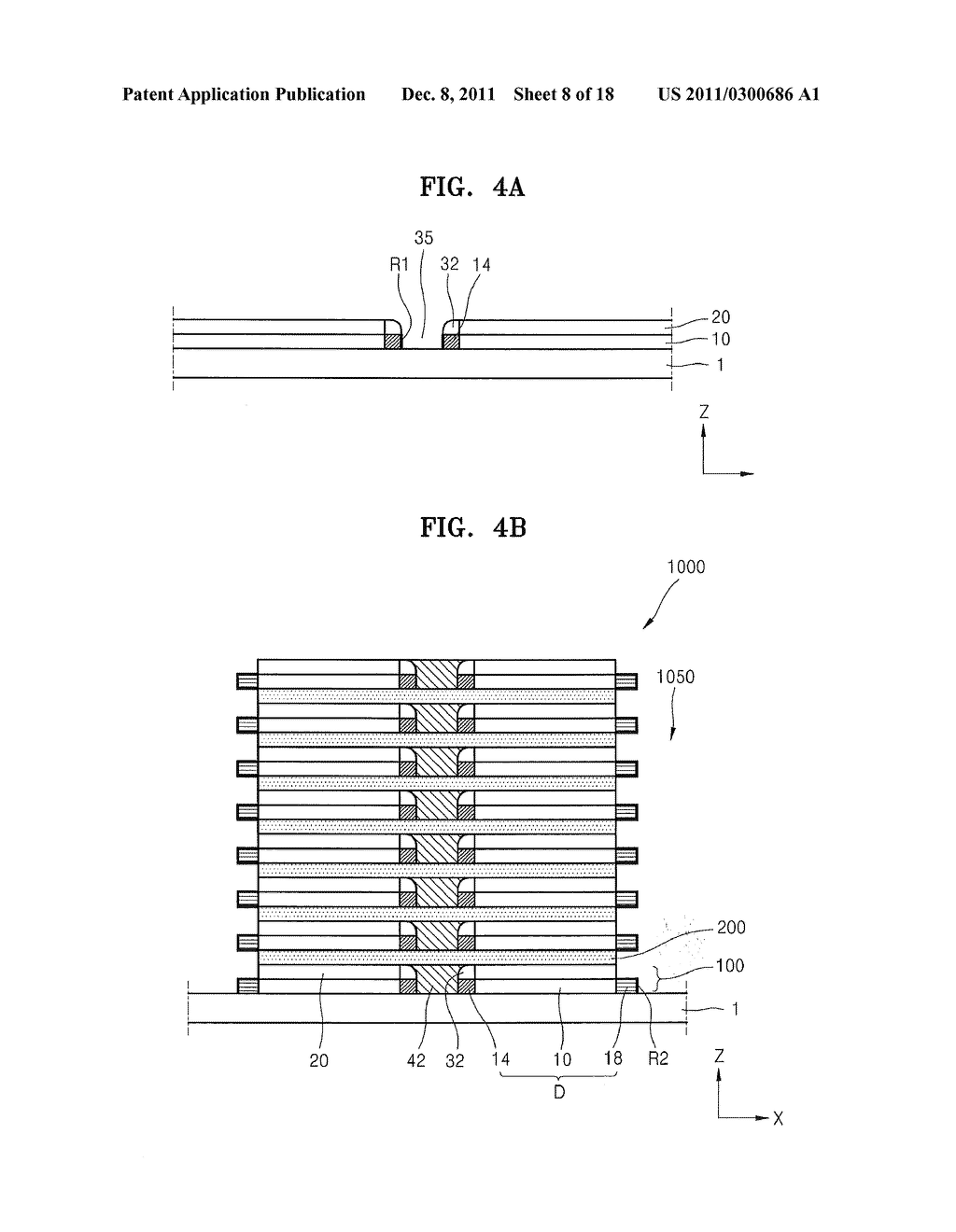 Methods of Fabricating Non-Volatile Memory Devices - diagram, schematic, and image 09