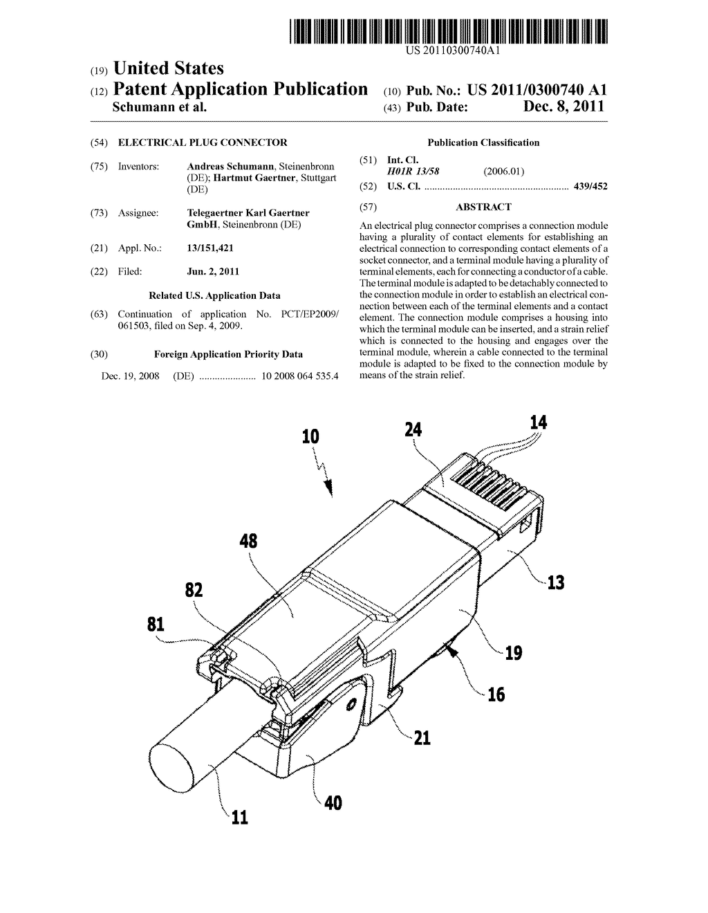 ELECTRICAL PLUG CONNECTOR - diagram, schematic, and image 01