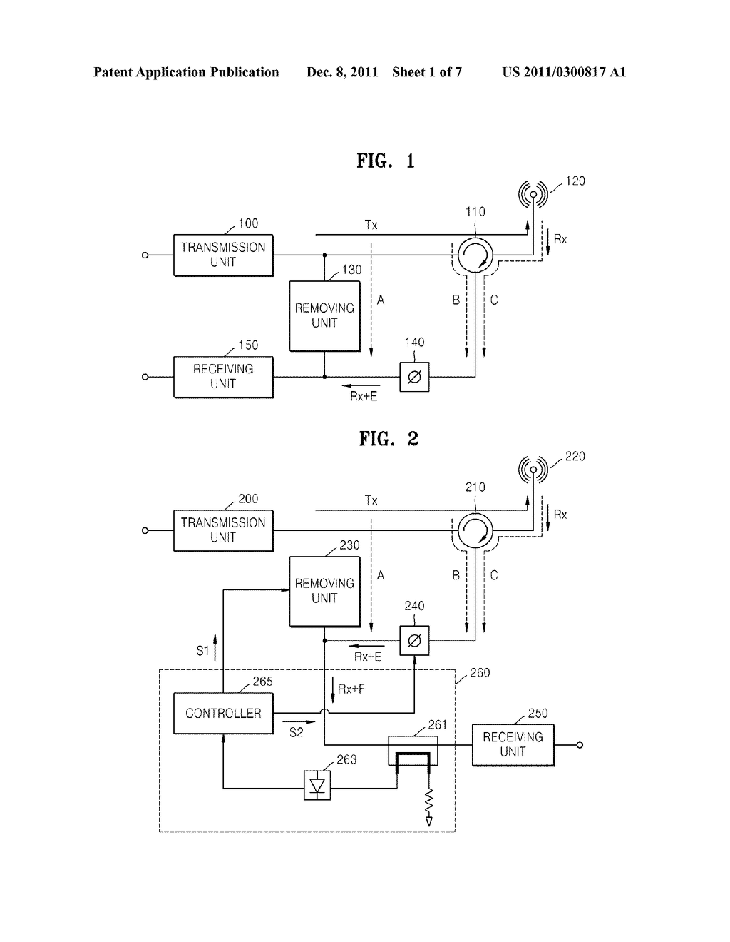 APPARATUS AND METHOD FOR REMOVING TRANSMISSION LEAKAGE SIGNAL - diagram, schematic, and image 02