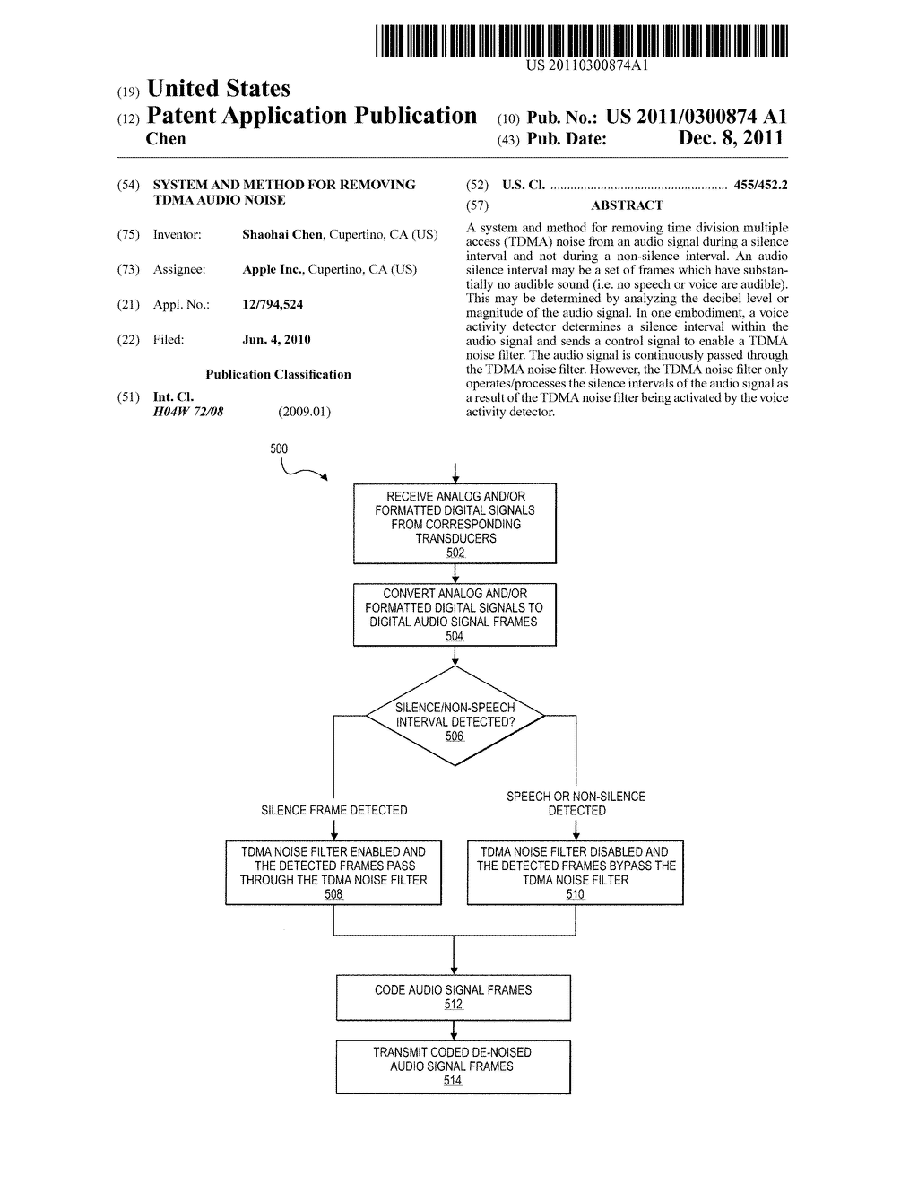 SYSTEM AND METHOD FOR REMOVING TDMA AUDIO NOISE - diagram, schematic, and image 01