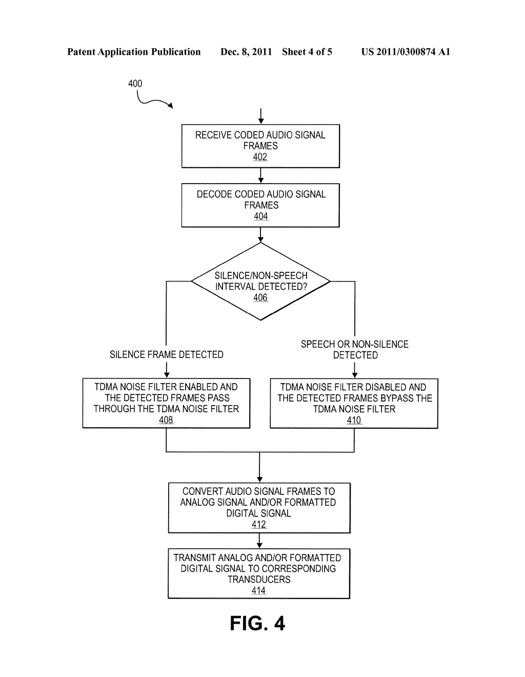 SYSTEM AND METHOD FOR REMOVING TDMA AUDIO NOISE - diagram, schematic, and image 05