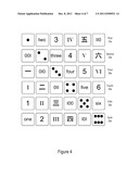 Game Dice with Two Attribute Indicia diagram and image