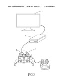 Video game controller with an auxiliary display diagram and image