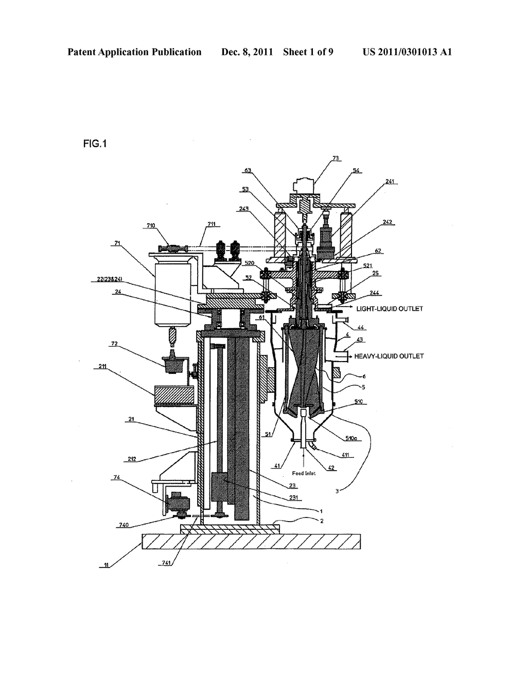 VERTICAL CENTRIFUGAL SEPARATOR - diagram, schematic, and image 02