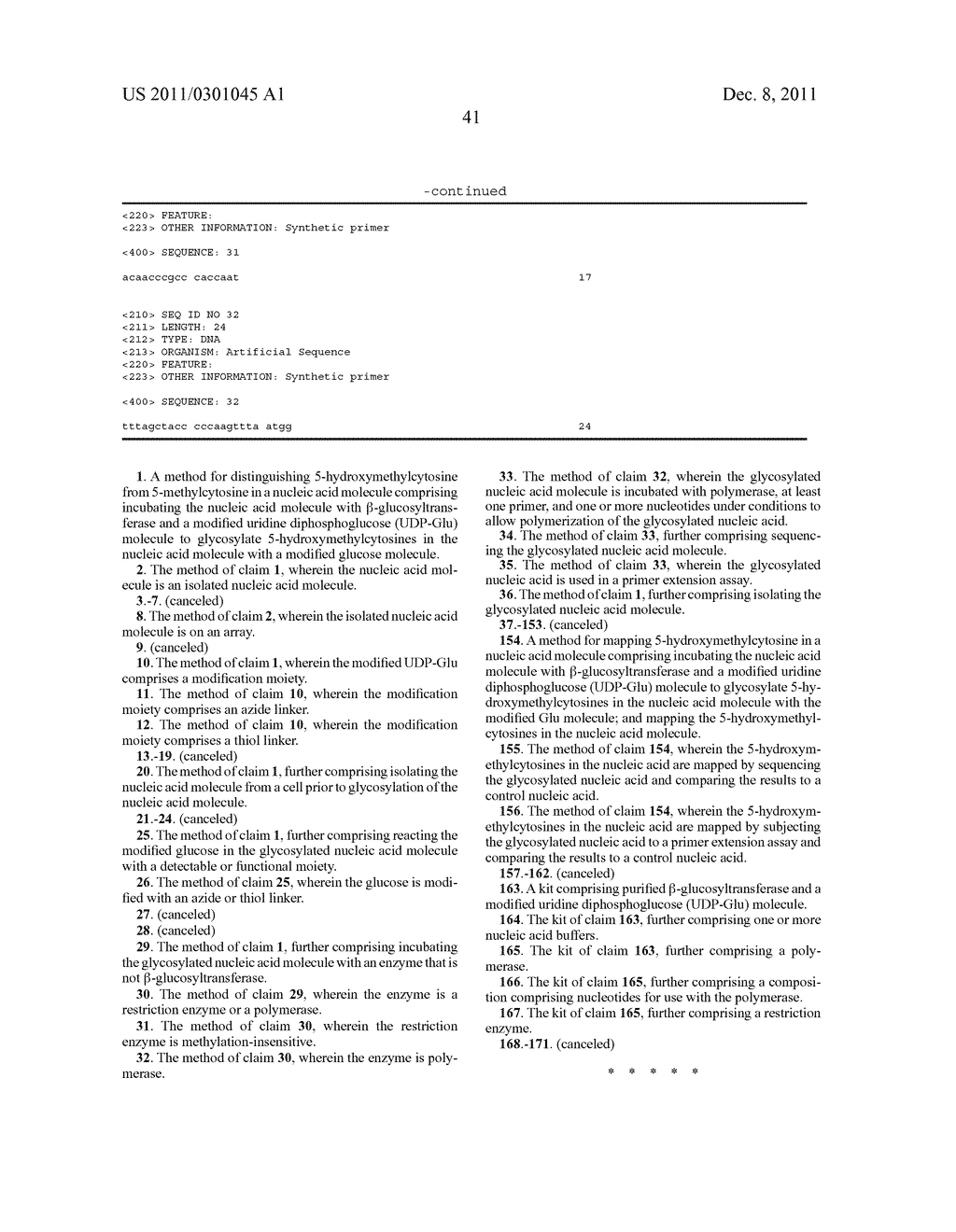 Composition and Methods Related to Modification of 5-Hydroxymethylcytosine     (5-hmC) - diagram, schematic, and image 71