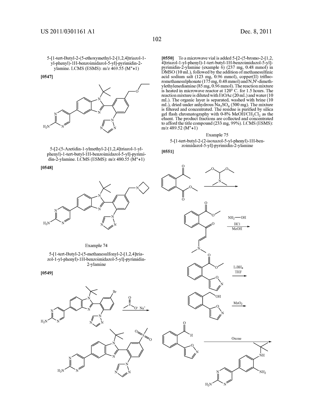 BENZIMIDAZOLE  INHIBITORS OF LEUKOTRIENE PRODUCTION - diagram, schematic, and image 103