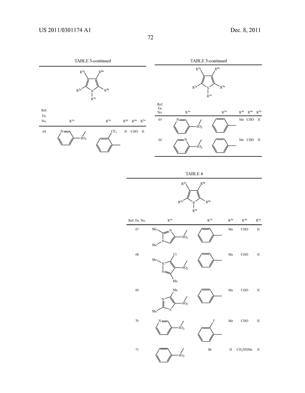 1-HETEROCYCLYLSULFONYL, 3-AMINOMETHYL, 5- (HETERO-) ARYL SUBSTITUTED     1-H-PYRROLE DERIVATIVES AS ACID SECRETION INHIBITORS - diagram, schematic, and image 73