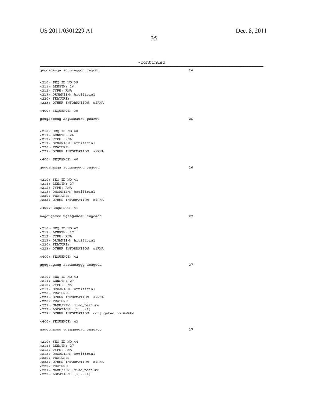 METHODS AND COMPOSITIONS FOR THE SPECIFIC INHIBITION OF GENE EXPRESSION BY     DOUBLE-STRANDED RNA - diagram, schematic, and image 59