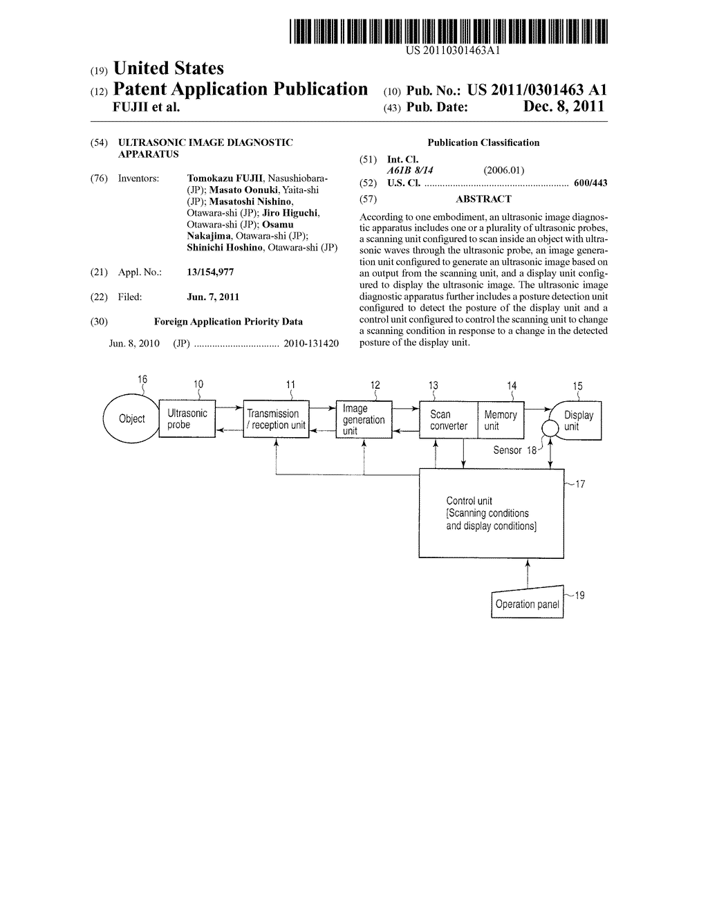 ULTRASONIC IMAGE DIAGNOSTIC APPARATUS - diagram, schematic, and image 01